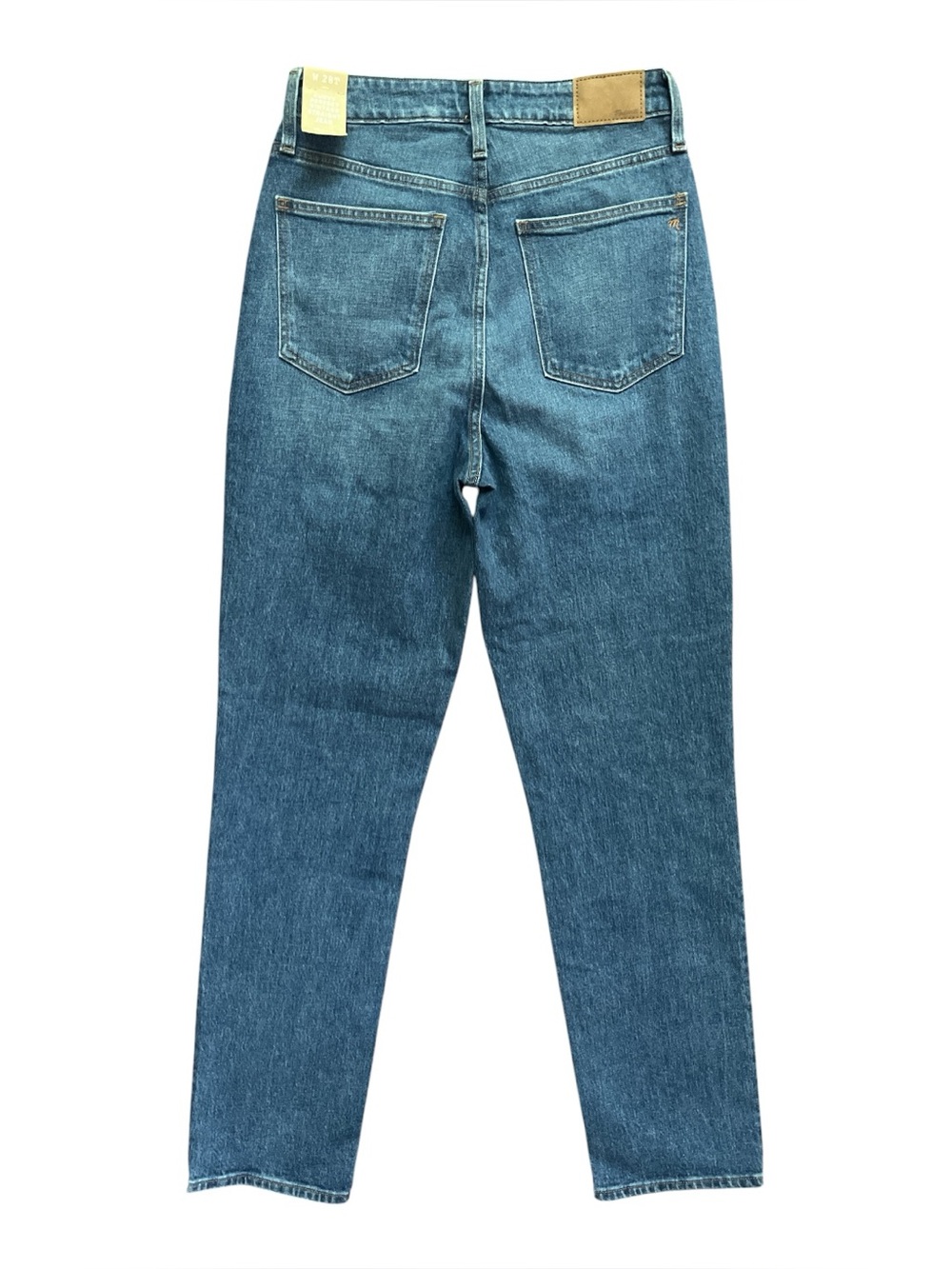 Madewell High-Rise Straight-Leg Blue Jeans